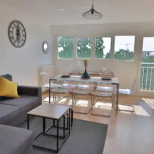 Spacieux Avec Balcons, 4 Chambres, Espace&confort, Centre Gare Appartement Rennes